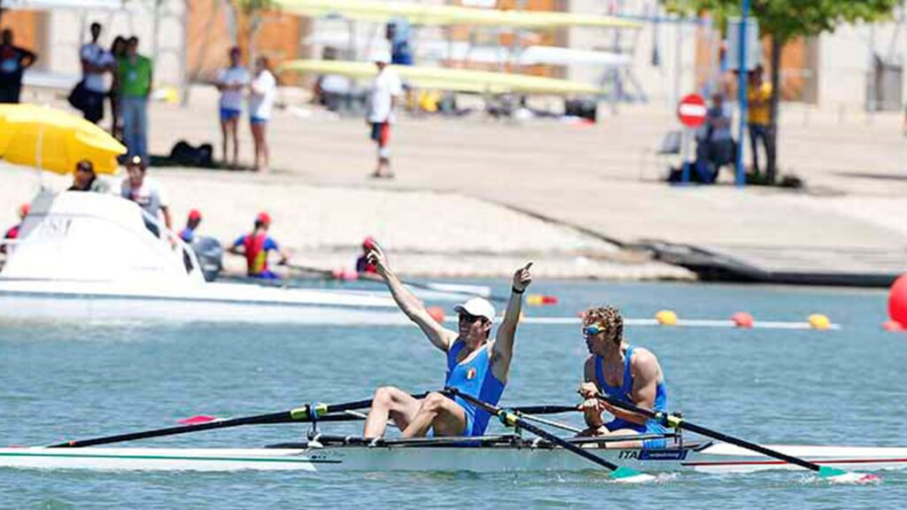 Italy's men's double sculls