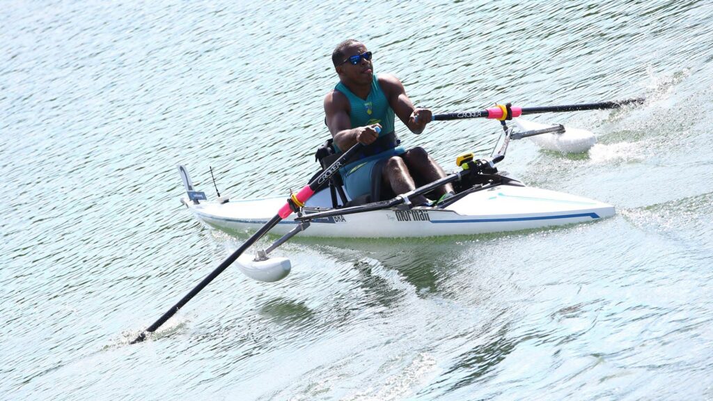 Rene Pereira, PR1 Men’s Single Sculls, Brazil, 2018 World Rowing Cup II, Linz-Ottensheim, Austria