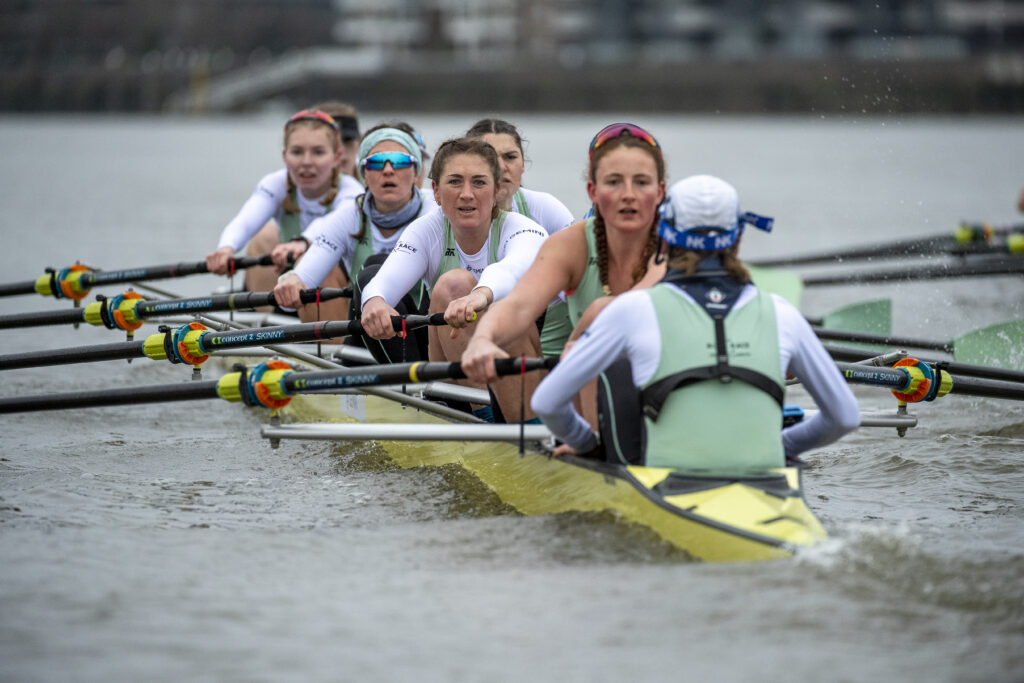 The 2022 Cambridge University Women's Trials VIIIs